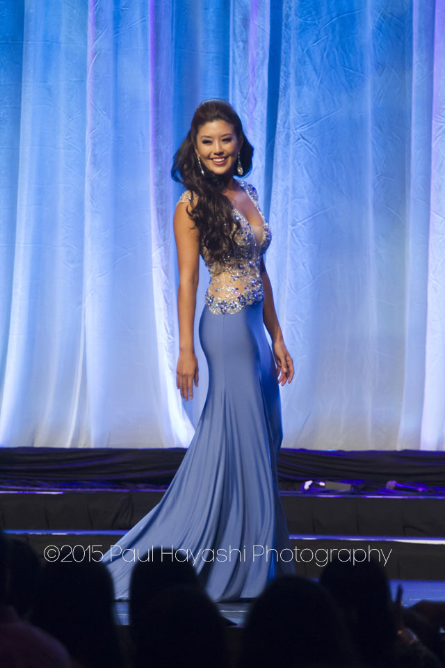 Evening Gown Competition - 2015 Miss Hawaii Pageant Â©2015 Paul Hayashi Photography - All Rights Reserved