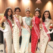 Our 2018 court with former Miss Chinatown USA, Darah Dung! We are so happy to be reunited with you!