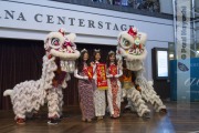 Miss Chinatown/Miss Hawaii Chinese Public Appearance at Ala Moana Center - Lion Dance.