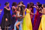 Getting the Miss Hawaii crown from 2017 Miss Hawaii Kathryn Teruya