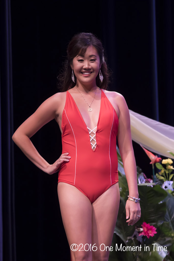 Swimsuit - Nikky Ansai - Miss Chinatown Hawaii/Miss Hawaii Chinese Scholarship Pageant - ©2017 One Moment in Time Photography
