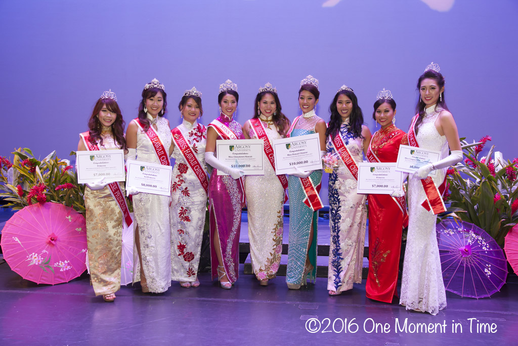 2016/2017 Courts - Miss Chinatown Hawaii/Miss Hawaii Chinese Scholarship Pageant - ©2017 One Moment in Time Photography
