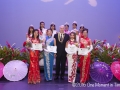 All Contestants with Argosy University President Dr. Warren Evens - Miss Chinatown Hawaii/Miss Hawaii Chinese Scholarship Pageant - ©2017 One Moment in Time Photography