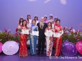 All Contestants with Argosy University President Dr. Warren Evens - Miss Chinatown Hawaii/Miss Hawaii Chinese Scholarship Pageant - ©2017 One Moment in Time Photography
