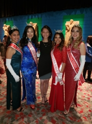 2019 Miss Chinatown Hawaii Court at the 2019 Miss Chinatown USA Pageant - Photo by Alvin Tang