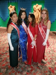 2019 Miss Chinatown Hawaii Court at the 2019 Miss Chinatown USA Pageant - Photo by Alvin Tang