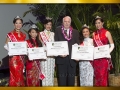 Argosy President Dr. Warren Evans with 2015 Court